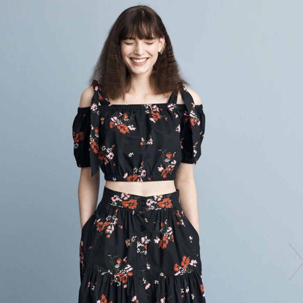 NEW • Rebecca Taylor • Marguerite Cold Shoulder To